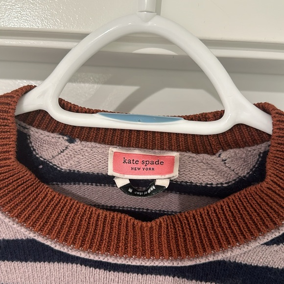 kate spade crewneck stripe sweater (US M) - Picture 5 of 8
